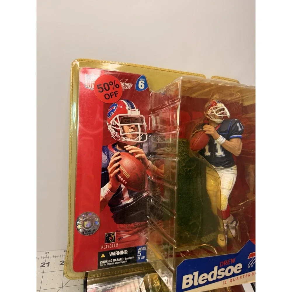 McFarlane Toys NFL Series 6 Drew Bledsoe #11 Buffalo Bills Action Figure